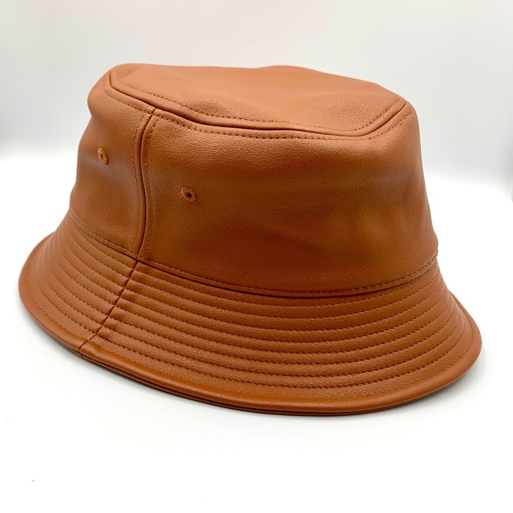 Men’s casual brown/tan/burnt orange retro bucket/fisherman’s/streetwear hat